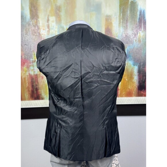 Hugo Boss Mens NWOT Black Italian Super 120’s Wool Blazer 38R MSRP $898 - Picture 10 of 16